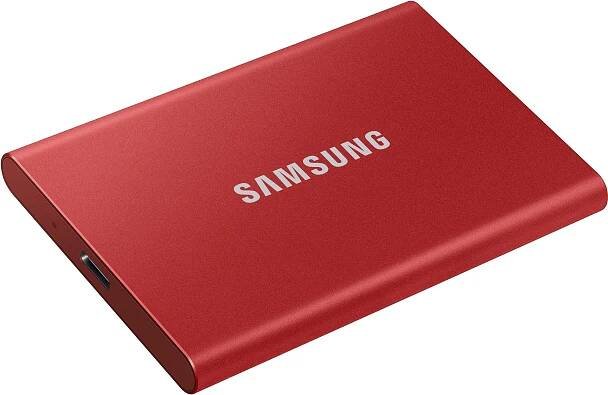Samsung Portable SSD T7 500 GB Červená (MU-PC500R/WW)