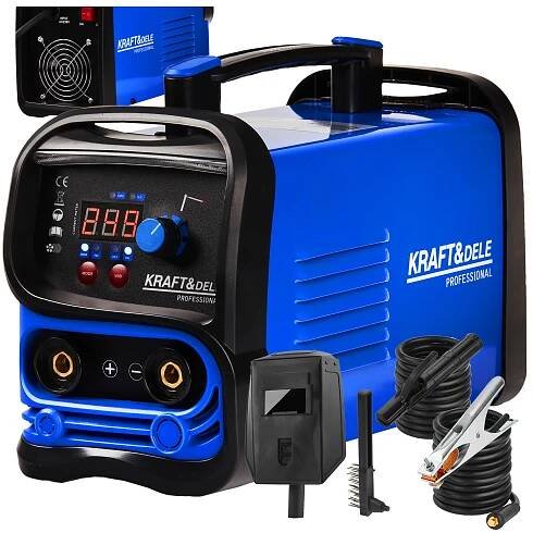 INVERTOROVÁ SVÁŘEČKA IGBT MMA LIFT TIG 350A 3V1 BLUE KRAFT&DELE