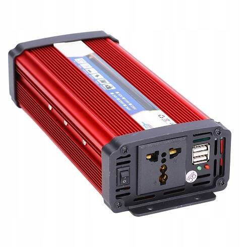 MĚNIČ NAPĚTÍ AUTOMOBILOVÁ NAPĚTÍ 24V 220V 4000W SINUSOVÁ VLNA Čistý výkon 4000 W