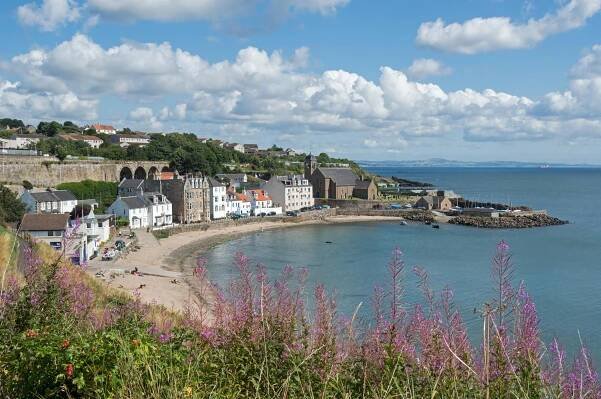 Kinghorn Beach, Firth of Forth, Scotland.