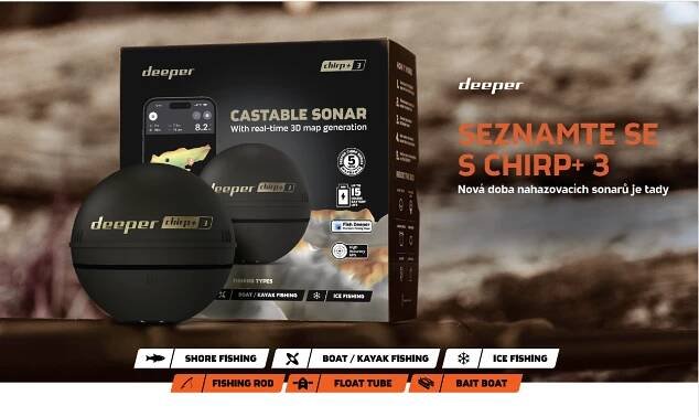 Sonar Deeper Smart Fishfinder Chirp+ 3