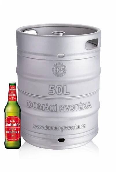pivo Bakalář 10° svetlé výčapné - 50L sud piva