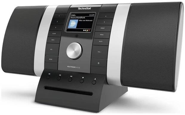 TechniSat MULTYRADIO 4.0 SE, schwarz/silber 0000/3983 internetové stolní rádio, DAB+, FM, černá, stříbrná