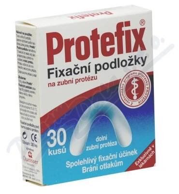 Protefix Fixační podložky na dolní zubní protézu—30 ks