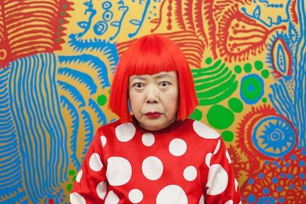 Portrait of Japanese artist Yayoi Kusama