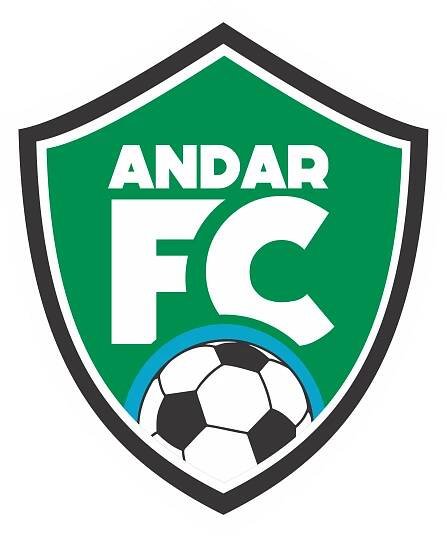 Escudo Andar FC con borde blanco