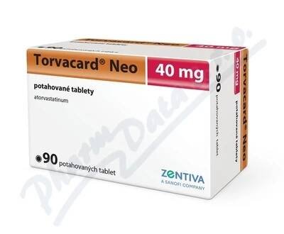 Torvacard Neo 40mg por.tbl.flm.90x40mg