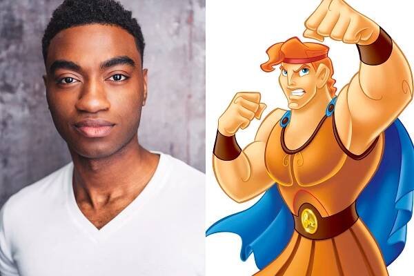 Jelani Alladin plays the ripped Roman god Hercules.