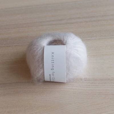Soft Silk Mohair Knitting for Olive - mohérová příze na pletení Barva: Cloud