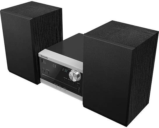 Panasonic SC-PM270 mikrosystém s CD, FM rádiem a Bluetooth (20W, 10cm reproduktorový systém s bassreflexovým portem, Bluetooth Remaster), stříbrný - Značkový obchod Panasonic