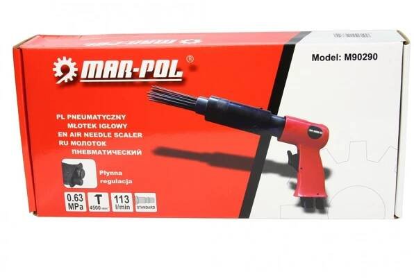 Pneumatický jehlový oklepávač rzi M90290