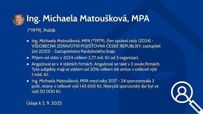 Ing. Michaela Matoušková, MPA (*1979)