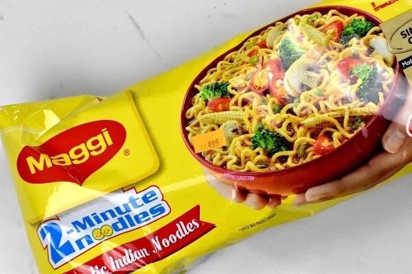 Package of Maggi noodles.