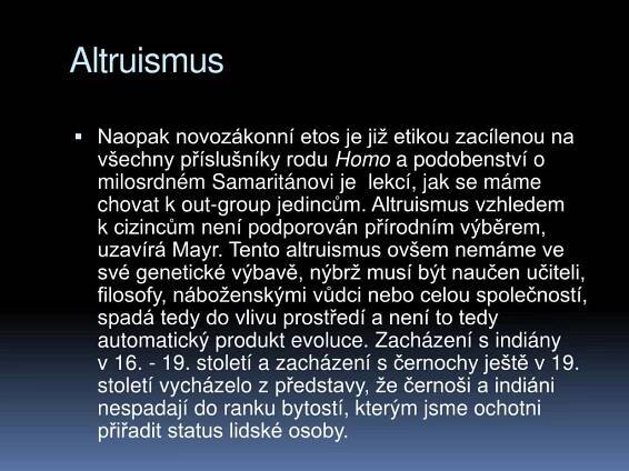 PPT - Altruismus u zvířat PowerPoint Presentation, free download - ID:4374452