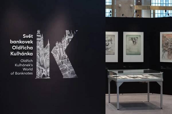 Fotogalerie: Výstava grafika Oldřicha Kulhánka v ČNB - Měšec.cz