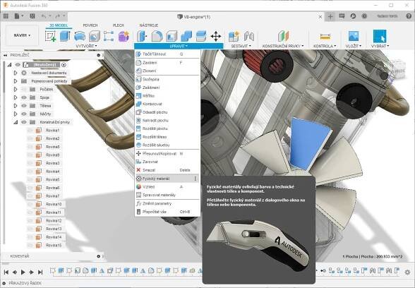 Česká lokalizace pro Autodesk Fusion 360