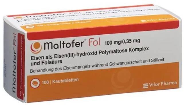 Maltofer Fol chewable tablets 100 ks