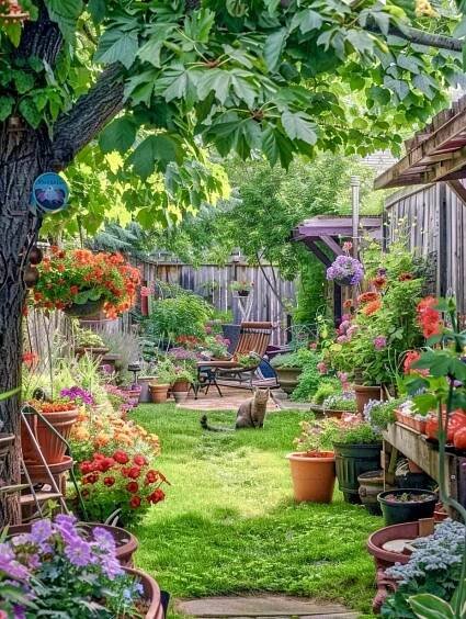 Pin by Maria Rojas on Balcones, Terrazas, Jardines y Patios | Small garden design, Garden planning, Flower garden