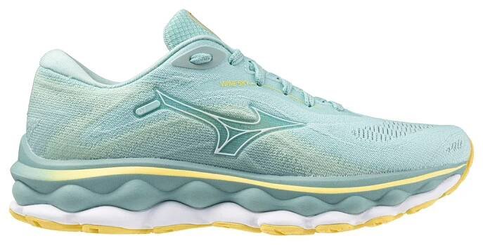 Dámské běžecké boty MIZUNO Wave Sky 7 - Eggshell Blue/White/Sunshine