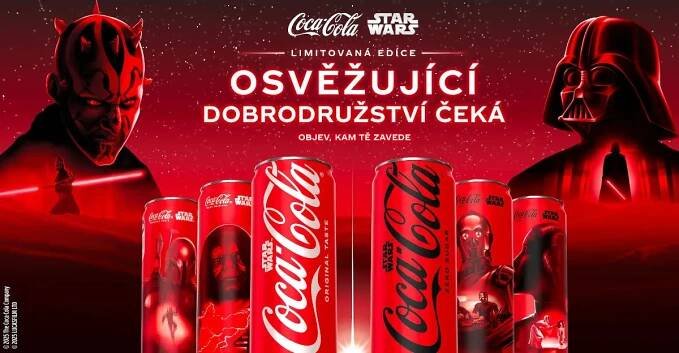 Coca‐Cola a Star Wars přivádí k životu ikonické postavy a přináší fanouškům limitovanou edici