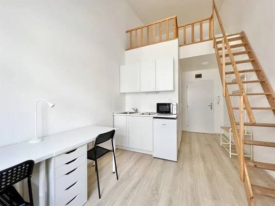Pronájem bytu 1+kk 23 m², Hybešova, Brno - Staré Brno