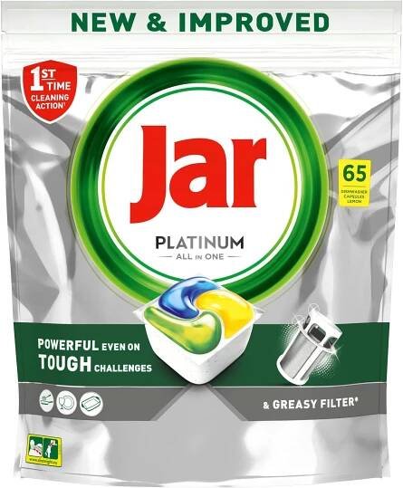 JAR Platinum All-in-One Yellow Tablety do myčky 65ks