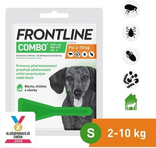 Frontline Combo spot-on pro psy S (2 - 10 kg) 1 × 0,67 ml