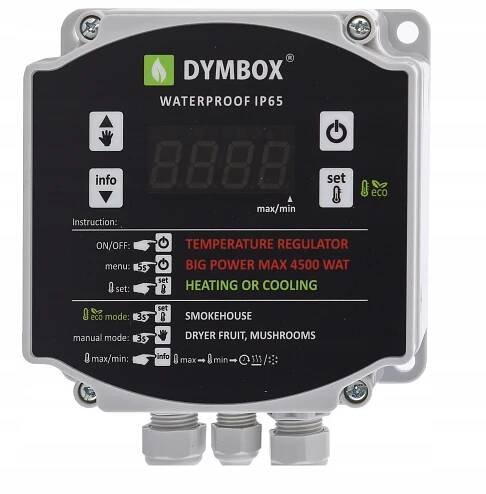 DYMBOX ENSEMBLE - DEFLECTEUR + RÉSISTANCE 2,9 KW + THERMOREGULATEUR 4,5 KW