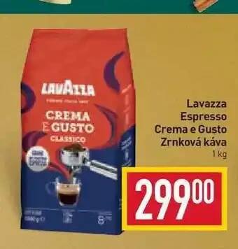 Billa Lavazza espresso crema e gusto zrnková káva 1 kg nabídka