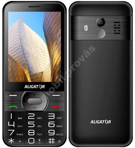 Aligator A900 GPS Senior černá CZ :: :: mobilprovas.cz