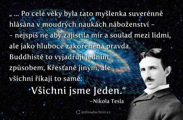 Tesla – Vědomí Jednoty