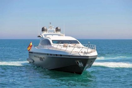 Five Stars by Mangusta - Special Offer for a private Motor Yacht Charter in Ibiza with a crew