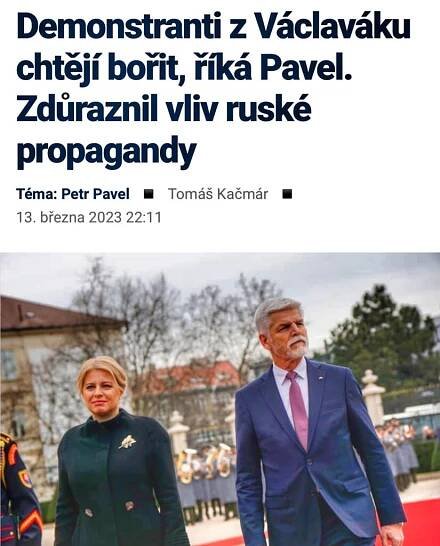 Petr Pavel: Pravda znovu zvítězí » Politikařina