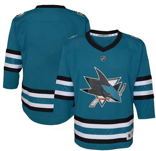 Hokejový dres San Jose Sharks - Dres hokejový replika dětský - tyrkysový