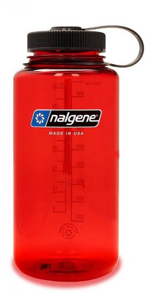 Turistická láhev Nalgene Sustain Wide Mouth 32 oz (1000 ml) - red