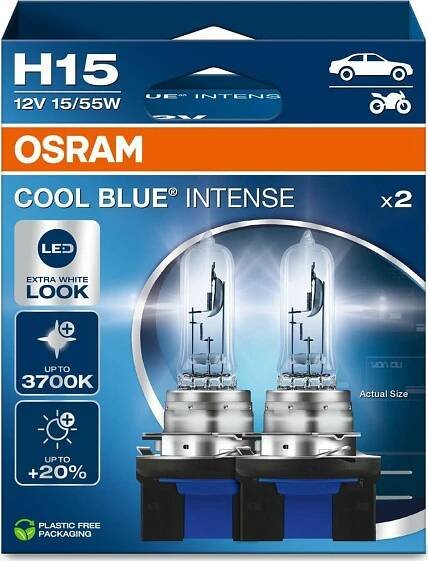 OSRAM Cool Blue Intense Next Gen 64176CBN-2HB H15 12V 19/64W 2 ks