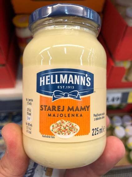 Podrobné informace o potravině HELLMANN´S Majonéza