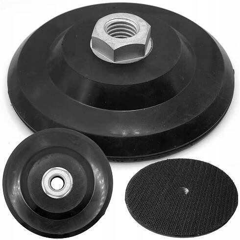 LEŠTÍCÍ DISK GUMOVÝ DRŽÁK KOTOUČŮ NA SUCHÝ ZIP M14 PRO BRUSKU 100MM SILNÝ