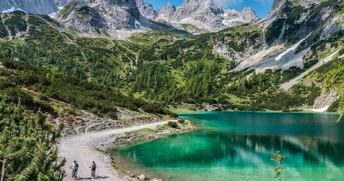 Mountainbiken am Seebensee | © Tiroler Zugspitz Arena