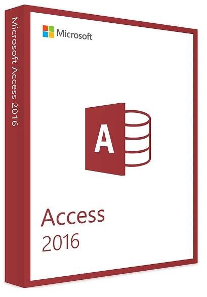 Microsoft Access 2016, database management, relational database, software license, VBA programming.