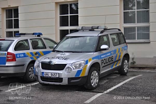 PČR - OOP Vrchlabí - Škoda Yeti - TECHNIKAIZS.cz