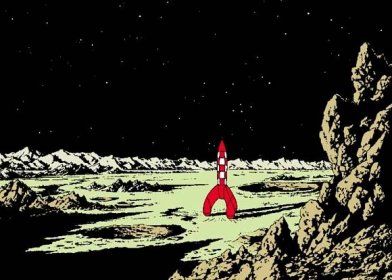 Dossier tintin - La conquête de la lune - Hergé