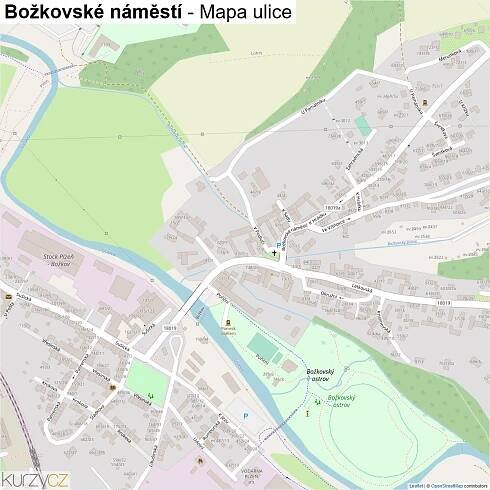 Božkovské náměstí - mapy | Kurzy.cz