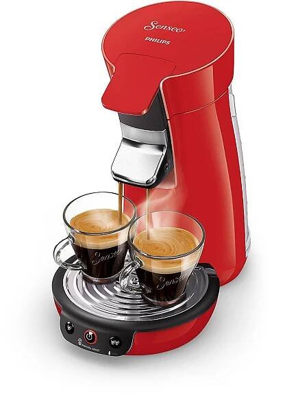 Kávovar na kapsle Philips HD6563/80 Senseo VivaCafe červená barva | ab-com.cz