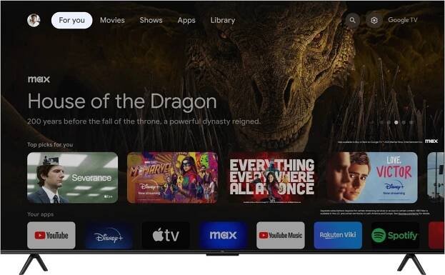 85P745 LED 4K UHD SMART GOOGLE TV TCL