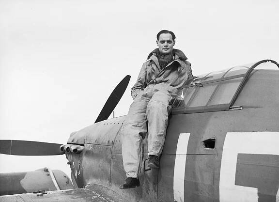 This WWII aviator became a fighter ace because his legs were amputated