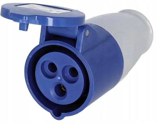 ŽENSKÁ ZÁSTRČKA CEE ZÁSUVKA 16 A 230 V CARBEST