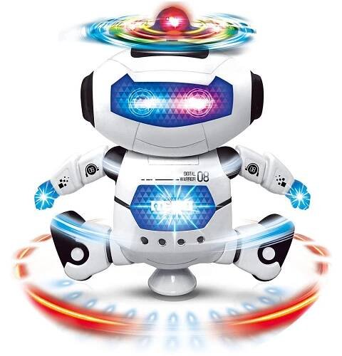 Vzdelávacie hračky :: Interaktívni roboti :: Interaktívny tancujúci robot, svieti, zvuk