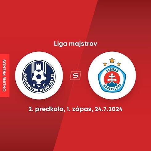 Liga majstrov: Slovan Bratislava v 2. predkole remizoval na pôde slovinského majstra
