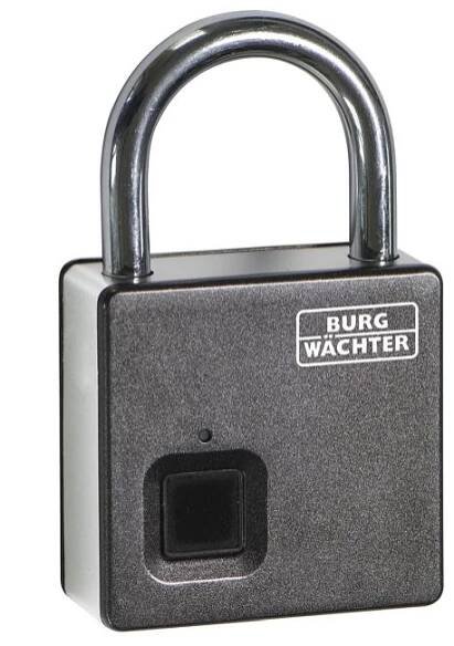 Visací zámek na otisk prstu BW Scan&Lock 610 - z boku